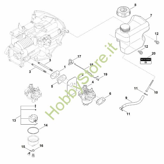 Picture of G - Sistema di alimentazione carburante EVC 200.3 C (EVC200-0005)